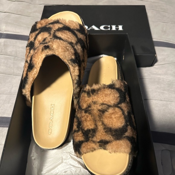 Coach Khloe sherling shoe - Picture 1 of 5